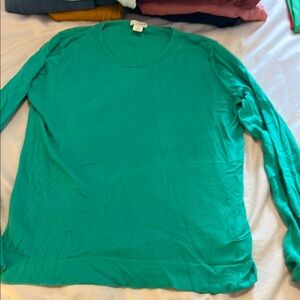 J. Crew Classic Green Blouse